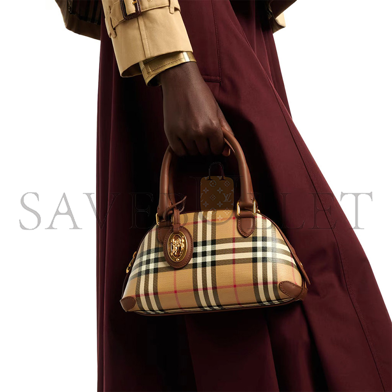 Bv*b*rry PRIMROSE CHECK MINI TOP HANDLE BAG (24*14*11cm)